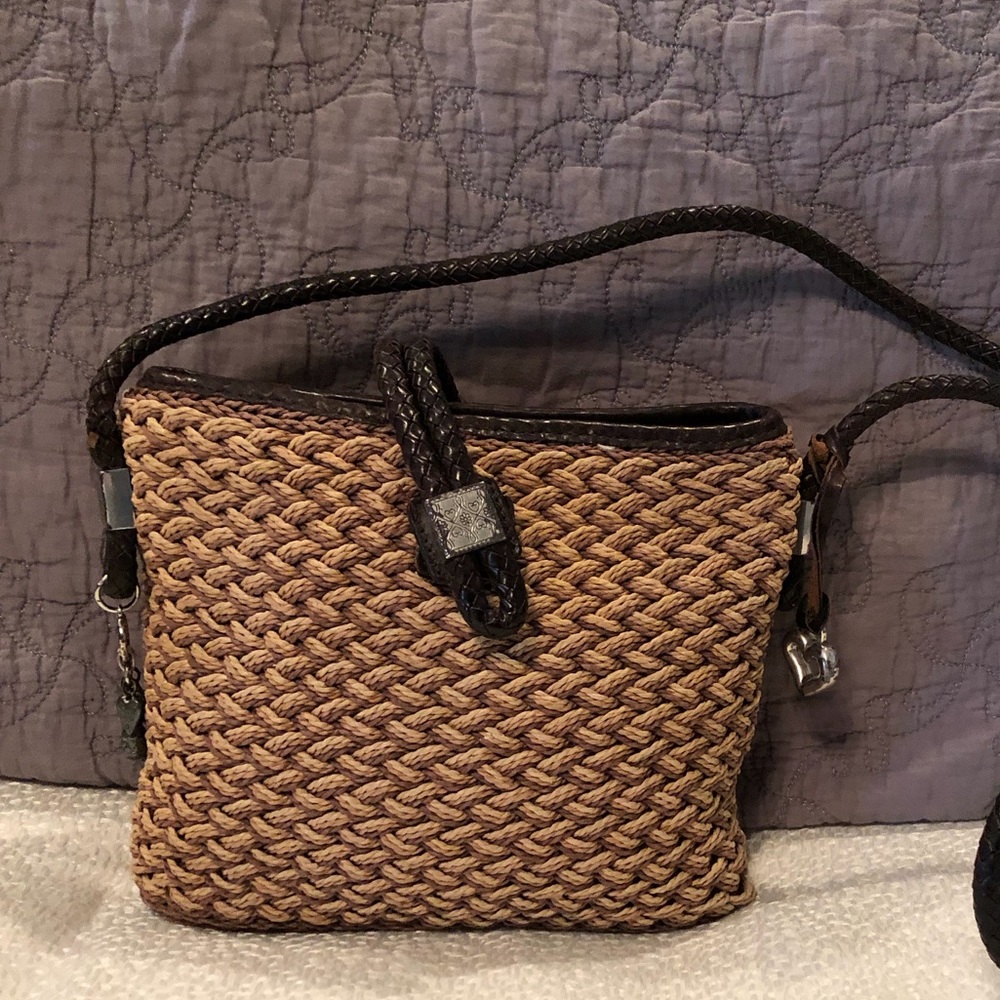 Brighton CUTE Woven Crossbody Bag